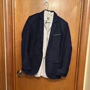 NEW suit jacket blazer with white dockers dress shirt size small